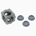 2 and 3 Way Cubic Connector T